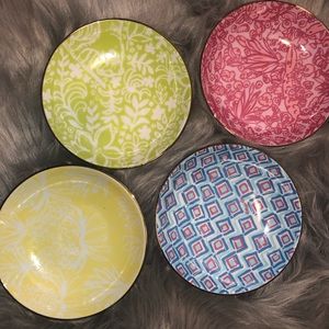 Lilly Pulitzer Set of 4 Porcelain Fruit Bowls NWT